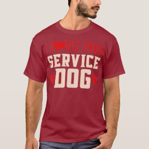 T-shirt Service Dog Love Service Animal Dog Training