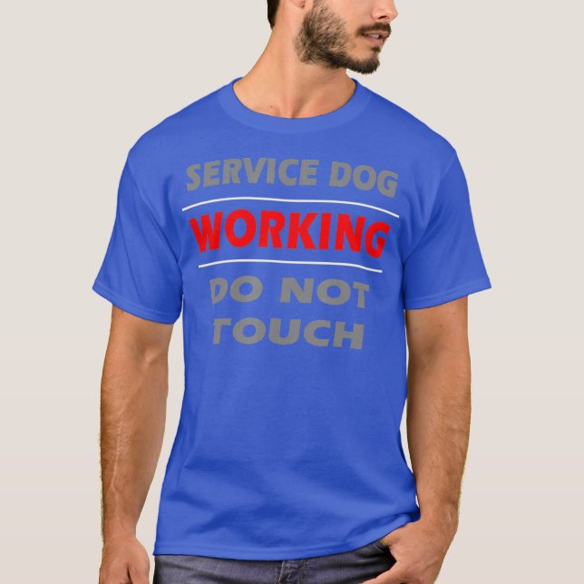 T-shirt Service Dog Trainers T Shirt Dog Handler Cadeau (Devant)