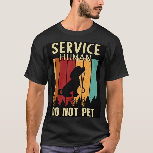 T-shirt Service humain (Devant)