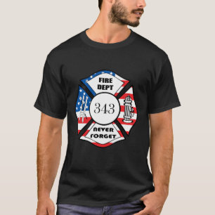 T-SHIRT SERVICE INCENDIE FDNY
