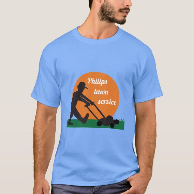 T-shirt service pelouse (Devant)