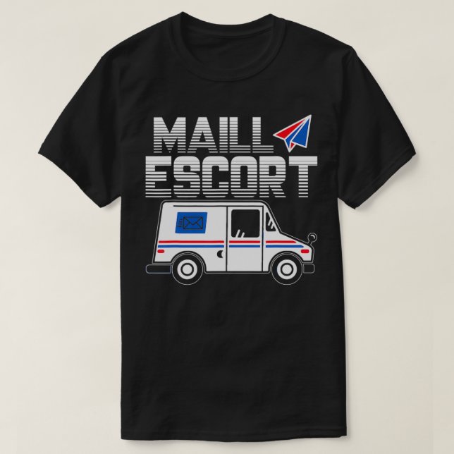 T-shirt Service postal Mailman US Postman Worker  (Design devant)