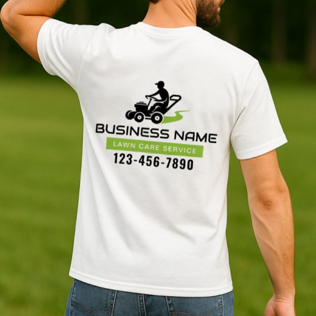 T-shirt Service professionnel d'entretien de pelouse et d' (Créateur téléchargé)