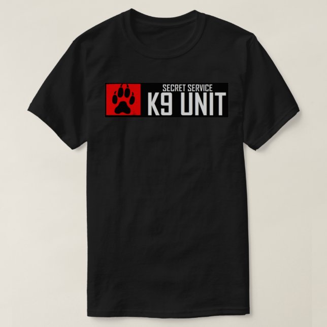 T-shirt Service secret K9 3 (Design devant)