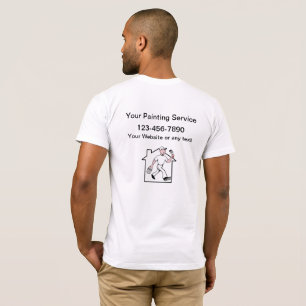 T-shirt Service simple Cool Professionnel Maison-Peintre