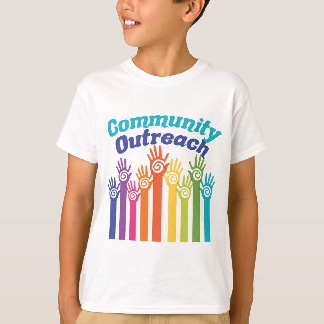T-shirt Services communautaires de sensibilisation pour ai (Devant)