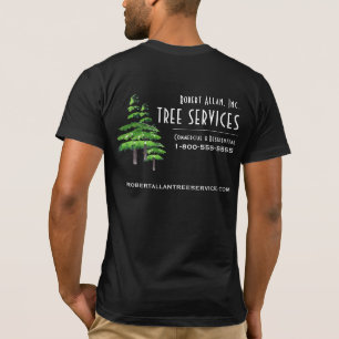 T-shirt Services d'arborescence personnalisés