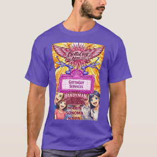 T-shirt Services de GottaGuy Anime bricoleur Solution pour