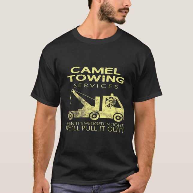 T-shirt Services de remorquage de chameaux Hump S (Devant)