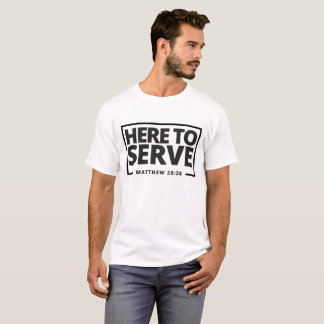 T-shirt Servir ici