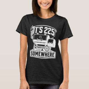 T-shirt Ses 225 quelque part barbecues à fumée pitmasters