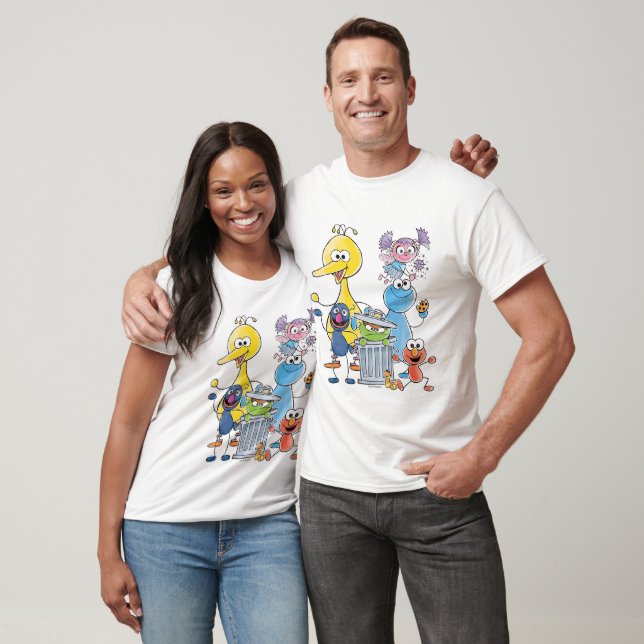 T-shirt Sesame Pals Doodley Graphisme (Unisexe)