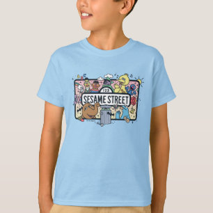 T-shirt Sésame Sésame   Sesame Pals signe de Doodle