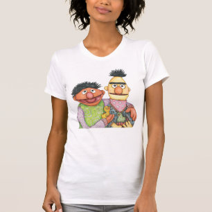 T-shirt Sesame Street Bert et Ernie Watercolor