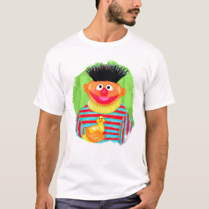 T-shirt Sesame Street Ernie et Rubber Ducky Character Art