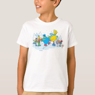 T-shirt Sesame Street Patinage à glace