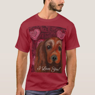 T-shirt Setter Rouge Irlandais    