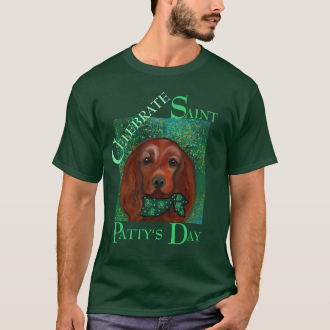 T-shirt Setter rouge irlandais (Devant)
