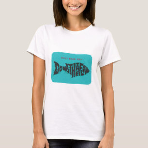 T-shirt Seul Le Poisson Mort Va Avec Le Flux