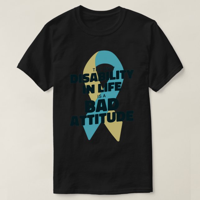 T-shirt Seule prise de conscience de l'DIsability (Design devant)