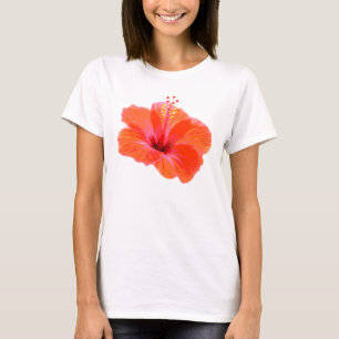 T-shirt Seule une fleur d'Hibiscus + votre texte et vos id