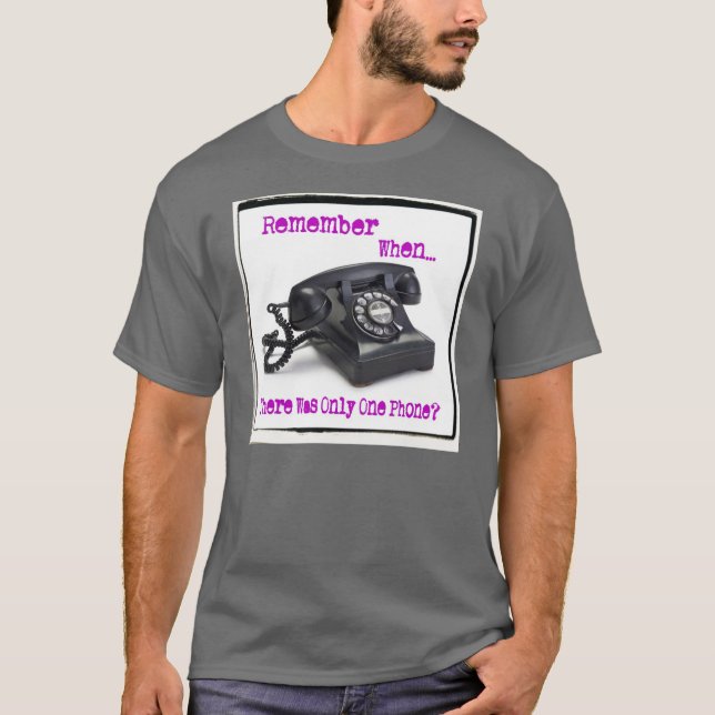 T-shirt Seulement chemise de téléphone (Devant)
