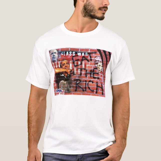 T-shirt Seulement l'élite survivent à la guerre de classe (Devant)
