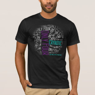 T-shirt Seulement quatre - De fin de nuit avec le cri et