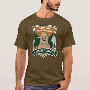 T-shirt Seulement Vous Pouvez Empêcher Les Menteurs Fasci