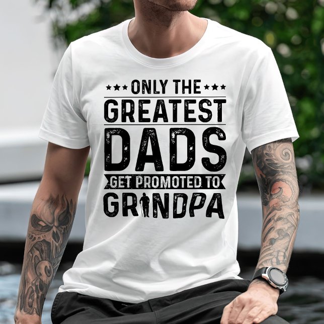 T-shirt Seuls Les Plus Grands Pads Sont Promus À Grand-Pèr (Créateur téléchargé)