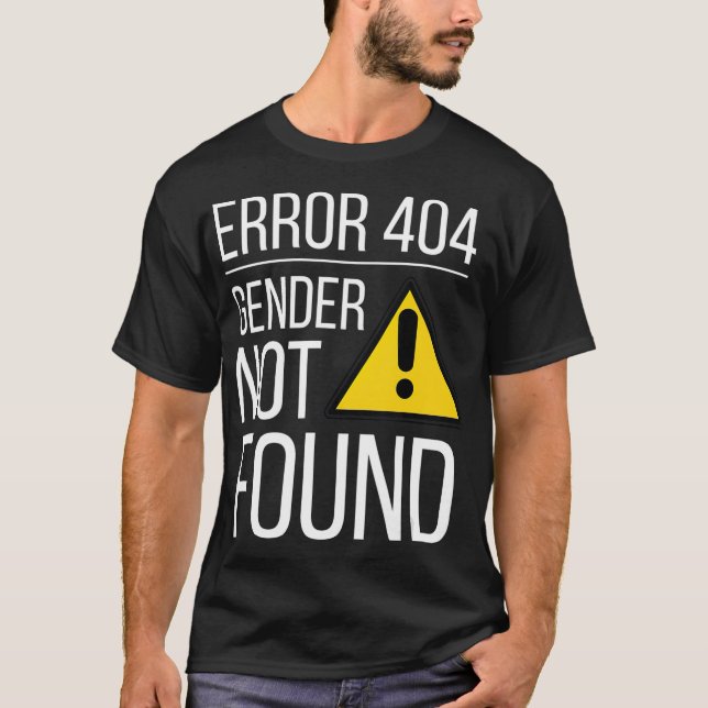 T-shirt Sexe introuvable Agender Non binaire Gay Queer (Devant)