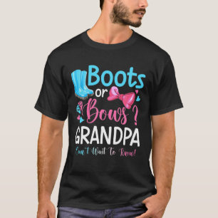 T-shirt Sexe Révéler Bottes Ou Bows Grand-père Correspo