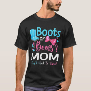 T-shirt Sexe Révéler Bottes Ou Vaches Maman Correspondan