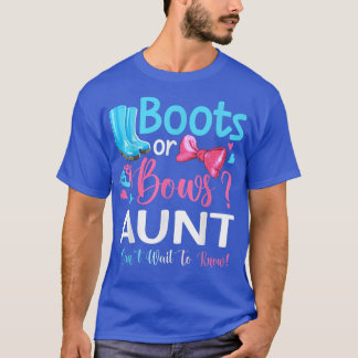 T-shirt Sexe Révéler Bottes Ou Vaches Tante Correspondant 
