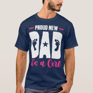 T-shirt Sexe Révéler Fête des pères Fier Nouveau Papa C'Es