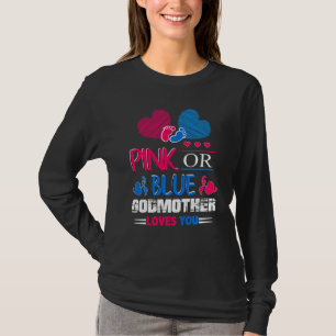 T-shirt Sexe Révéler Rose Ou Bleu Mère À Être Amoureux Y