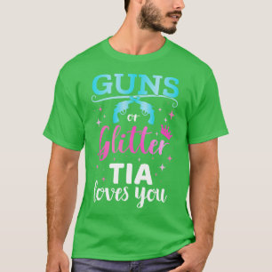 T-shirt Sexe révéler s ou parties scintillant tia correspo