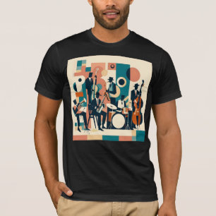 T-shirt Sextet de l'ère du Jazz du milieu du siècle