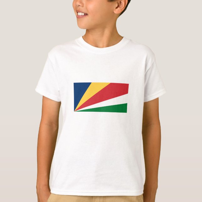T-shirt Seychelles Flag (Devant)