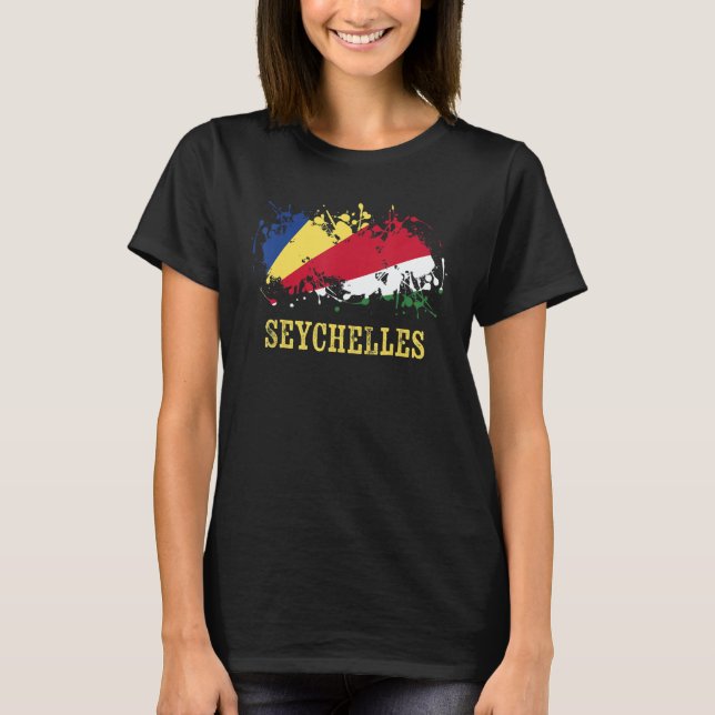 T-shirt Seychellian enthusiasts for Sesel and Seychelles (Devant)