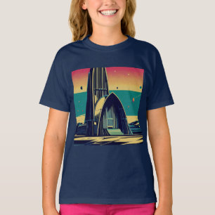 T-shirt SF Église futuriste 3