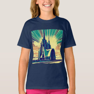 T-shirt SF Église futuriste 3