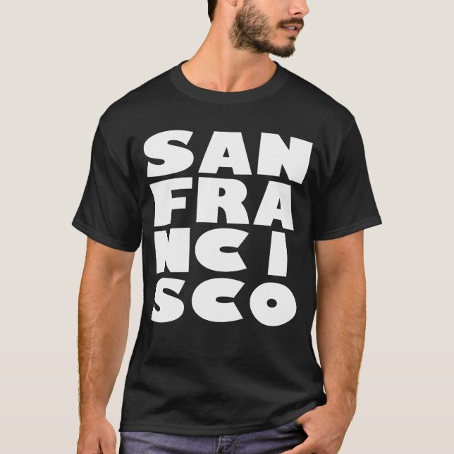 T-shirt SF San Francisco (Devant)