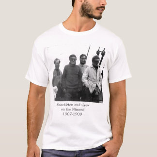T-shirt Shackleton et équipage dans l'image antarctique de