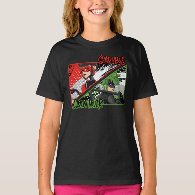 T-shirt Shadybug et Noir glacé (Devant)