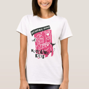 T-shirt Shaggy and Scooby Doo Meddling Kids Punk Outline
