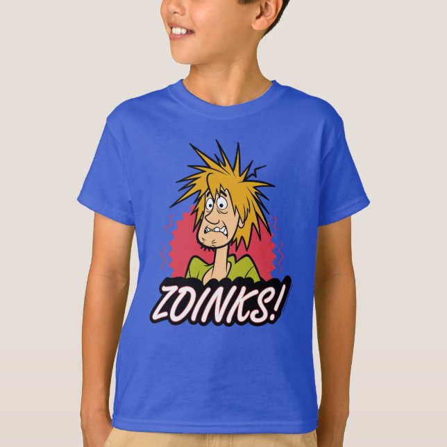 T-shirt Shaggy "Zoinks !" graphic (Devant)