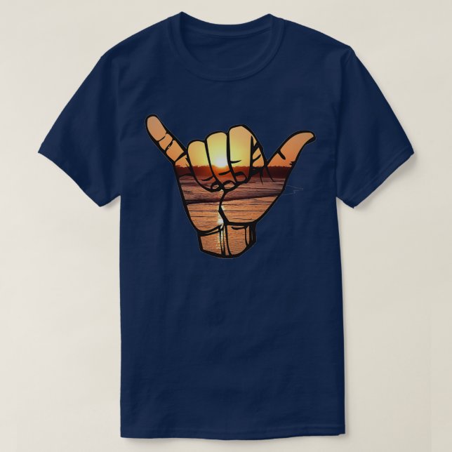 T-shirt Shakas Sunset (Design devant)