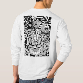 T-shirt Shake It Out – Black and White Hand-Drawn Art