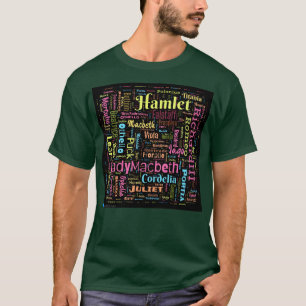 T-shirt Shakespeare Cascade de caractères
